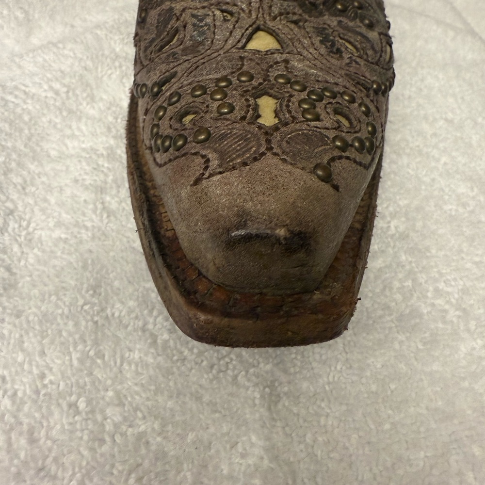 Corral Brown Embroidered Boots - image 5